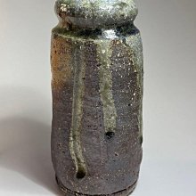 越前唐津燒】三好健太郎製花瓶18公分割竹式登窯| Yahoo拍賣