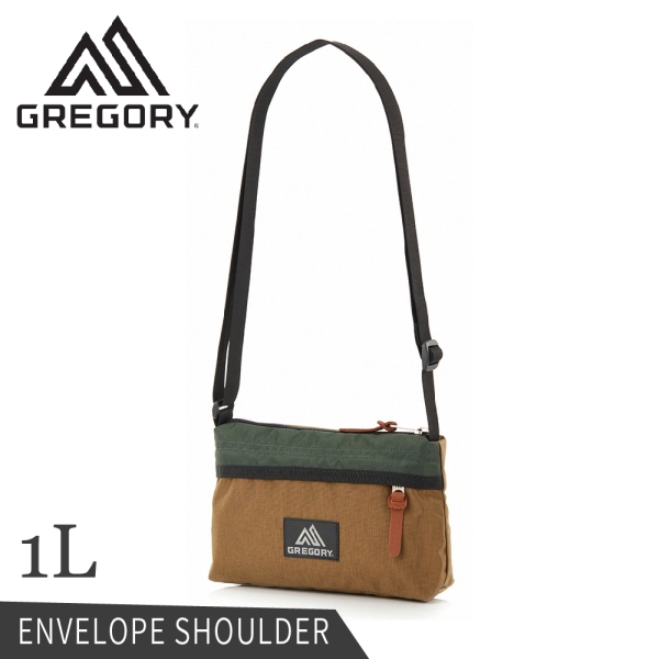 【GREGORY 美國 1L ENVELOPE SHOULDER斜背包《木屋褐》】125406/側背包/休閒包