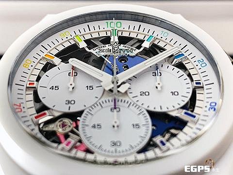 ZENITH 真力時DEFY 21 Chroma II 幻彩白陶瓷計時碼表限量PWU8242