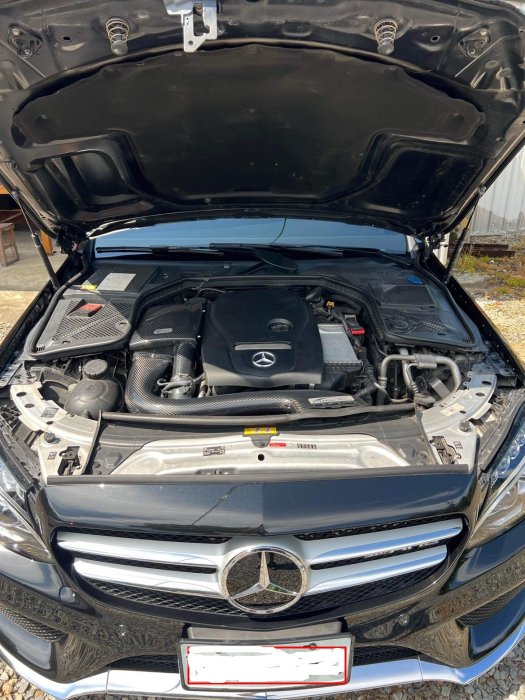 ☆光速改裝精品☆Fogiago BENZ W205 C300 M274 碳纖維進氣套件