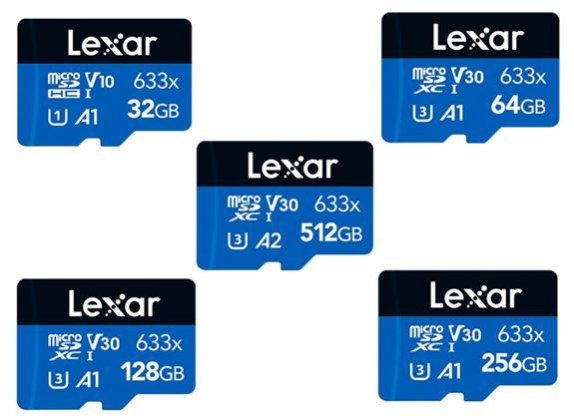 Lexar 雷克沙 32G 64G 128G Micro SD SDXC TF C10 4K 手機 記憶卡 監視器記憶卡