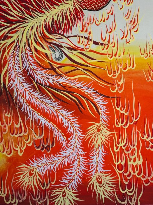 中国古美術 絹本手描き 張大千作款 鳳凰 水墨画 掛軸 四尺 古美味 中堂画 中国古美術 絹本手描き 張大千作款 鳳凰 水墨画 掛軸 四尺 古美味 中堂