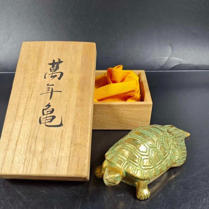 日本名工富永直樹作萬年龜文鎮| Yahoo拍賣