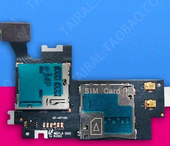 Samsung note2 n7100 sim卡座 / sim卡槽 / 記憶卡槽