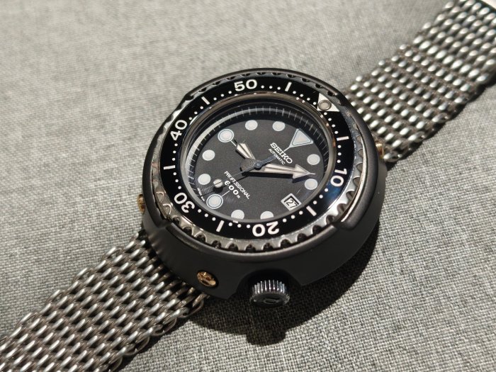 【美好時光】斷捨離！SEIKO精工SBDX011 一千米罐頭改原廠SBDX005面盤、外圈、護甲！個人珍藏品 不玩了