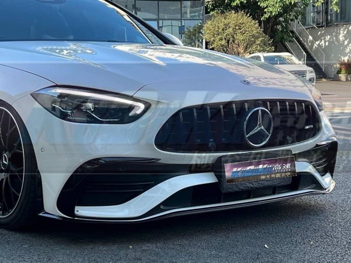 賓士 C級 W206 改裝 C43 前保桿 後保桿 側裙 尾飾管 水箱罩 空力套件