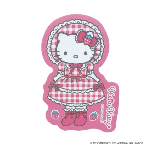 【震撼精品百貨】Hello Kitty 凱蒂貓~日本Sanrio三麗鷗 KITTY長腿防水耐熱貼紙-蘿莉塔*68714