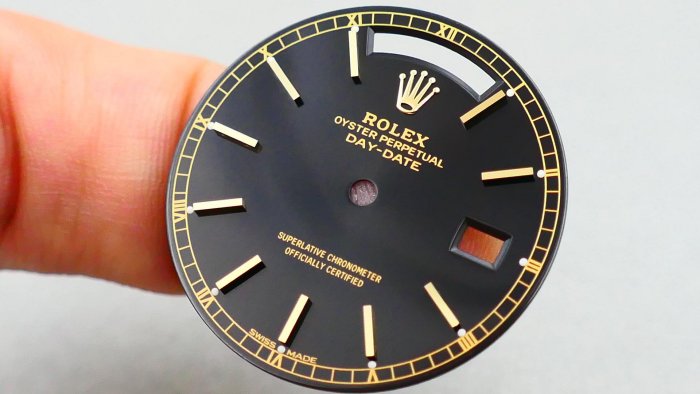 【美好時光】ROLEX勞力士原裝黑色面盤 18038 18238 等DD都可以裝(RSC取得全新品)