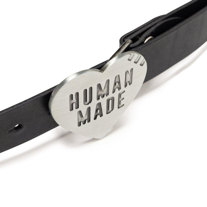 日貨代購CITY】2024SS HUMAN MADE LEATHER BELT 皮帶愛心兩色
