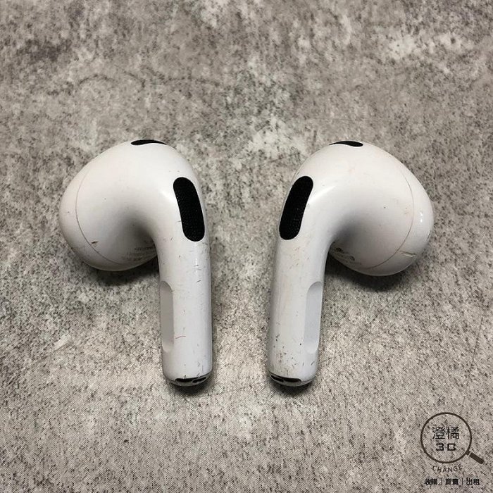 澄橘』Apple AirPods 3 A2564 MagSafe 藍芽耳機白《二手無盒》A74216