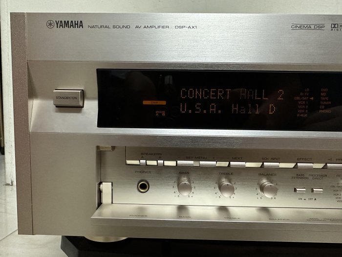 日本製YAMAHA (山葉) DSP-AX1 旗艦版6.1聲道 環繞擴大機 家用難得釋出~