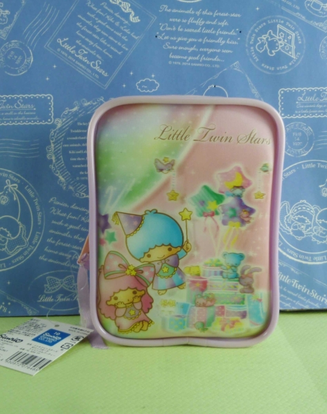 【震撼精品百貨】Little Twin Stars KiKi&LaLa 雙子星小天使~收納包 方型 紫色