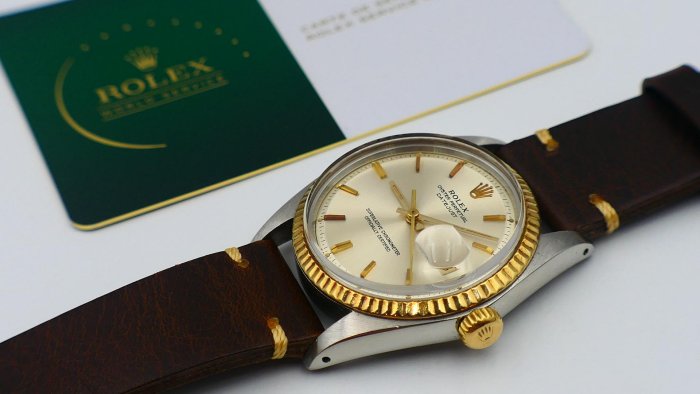【美好時光】少見半金款銀面1973年份ROLEX勞力士經典款1601自動上鏈1570機芯 ( 16013 16233等參考）
