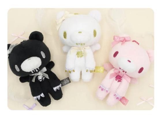 ＊日式雜貨館＊日本 GLOOMY BEAR 暴力熊 黑白熊 眼罩血粉熊 熊 血粉熊 愛心眼罩暴力熊  拼色暴力熊 16公分