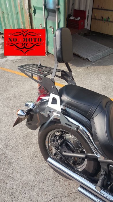 快拆快拆快拆消光黑kawasaki VN 900 專用後貨架行李架車體貨架火神 Vulcan 900 VN900