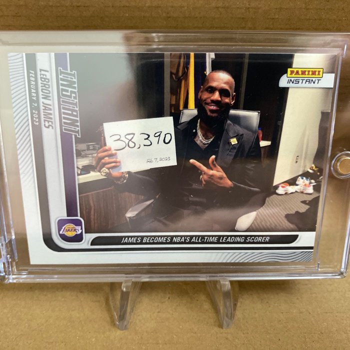Lebron James 湖人隊時期 👑歷史得分王🐐破紀錄紀念卡