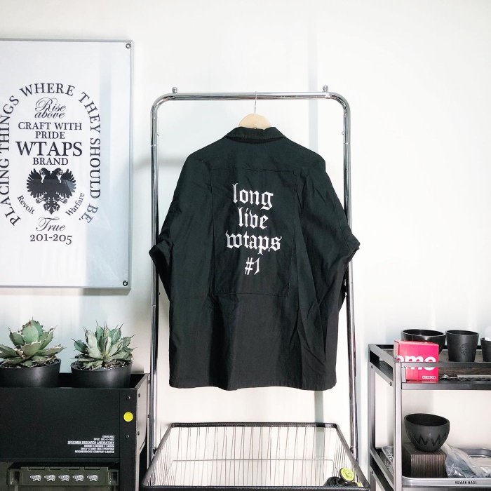 希望商店】【✓寄賣商品】WTAPS MODULAR SHIRT 02 17AW 廣島限定經典十