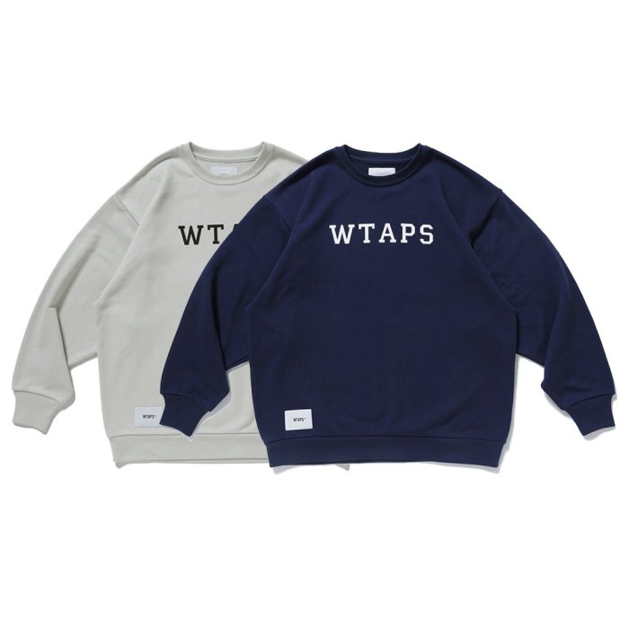 希望商店】WTAPS ACADEMY SWEATER COPO 22SS 經典LOGO 長袖衛衣