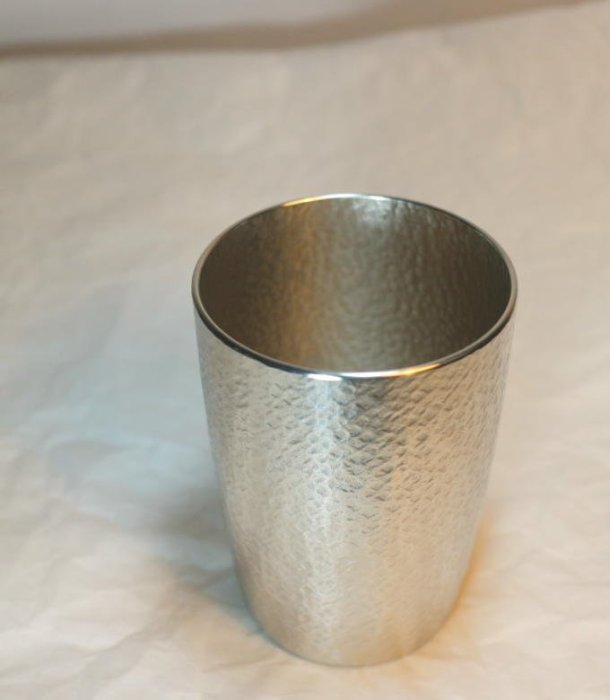 OSAKA SUZUKI~日本製造~tb3~大阪錫器~16-6-1~錫杯~300ml~錫製品~桐木箱