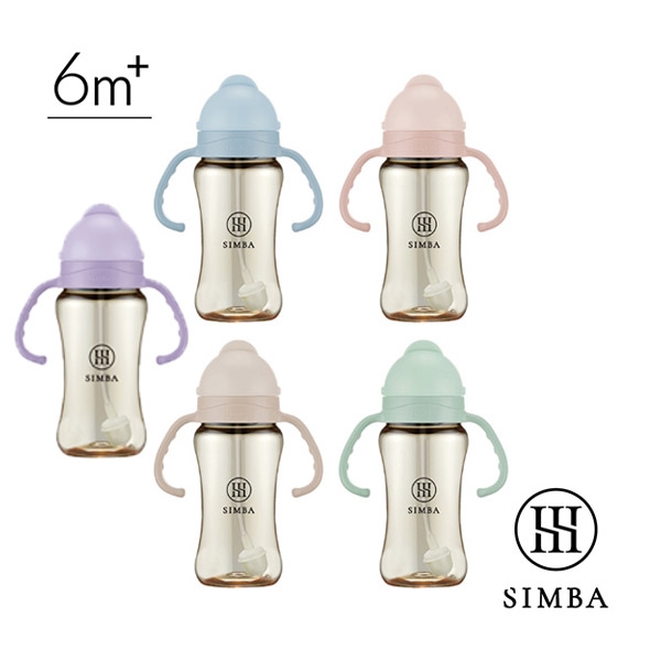 Simba 小獅王辛巴 蘊蜜鉑金PPSU防漏滑蓋學習水杯270ml-5色可選【佳兒園婦幼館】