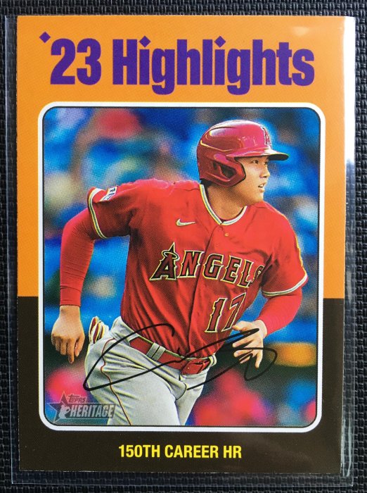 大谷翔平 【2024 TOPPS HERITAGE BASEBALL #371 SHOHEI OHTANI 