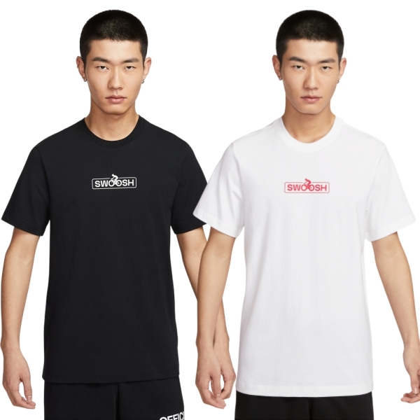 券後價599【下殺】Nike 短袖上衣 男裝 背面印花 純棉 黑/白【運動世界】HJ0731-010/HJ0731-100