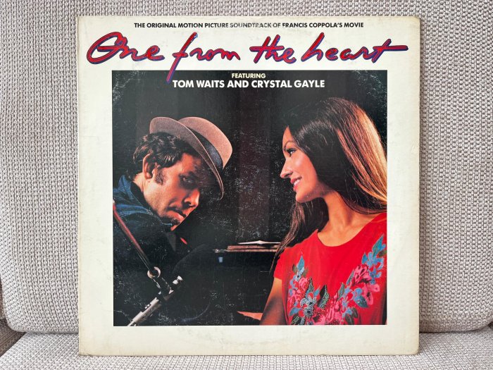 晨雨黑膠【電影】美首版,Columbia,1982版, One From The Heart - Tom Waits And Crystal Gayle