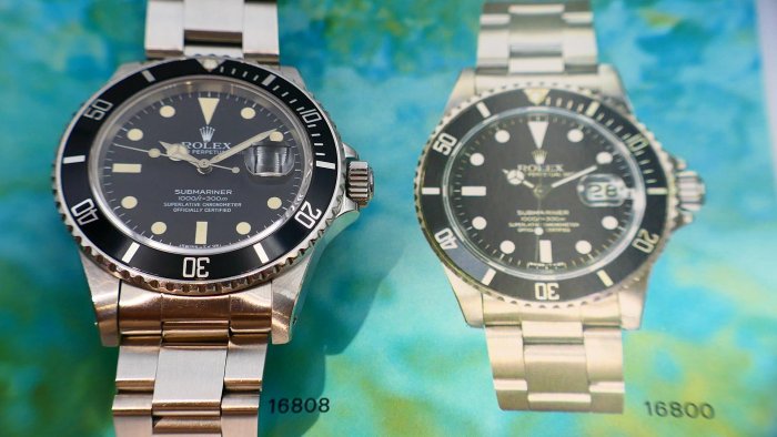 【美好時光】膏藥面黑水鬼1982年份ROLEX勞力士16800超完整大全套 ( 1680 5513 16800 1665 參考)