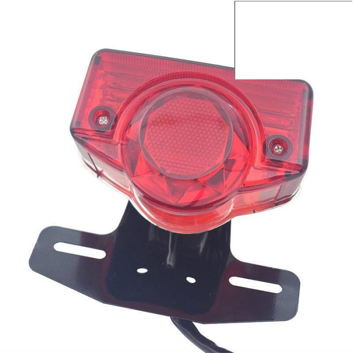 【限時免運】機車配件適用於嘉陵70車燈JH70電動腳踏車建設50JH48CC煞車燈後尾燈