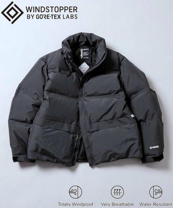 phenix SP GORE-TEX WINDSTOPPER SHORT DOWN JACKET 防水防風防寒羽絨
