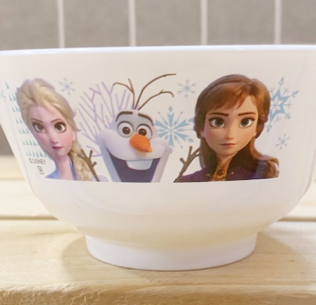 【震撼精品百貨】冰雪奇緣 Frozen~日本迪士尼Disney 冰雪奇緣塑膠碗/美耐皿碗-冰雪#81794