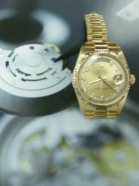ROLEX 勞力士18038/18238/ 蠔式原鑲小滿天星鑽面 品相極美 *