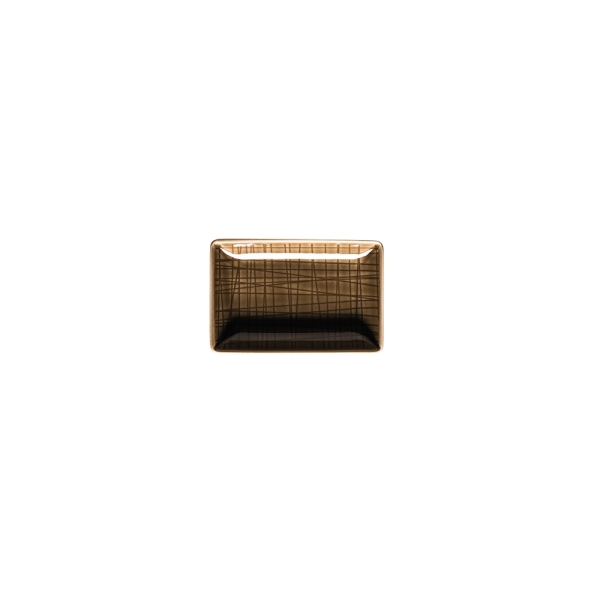 德國 Rosenthal Mesh長方碟10X7cm-咖啡