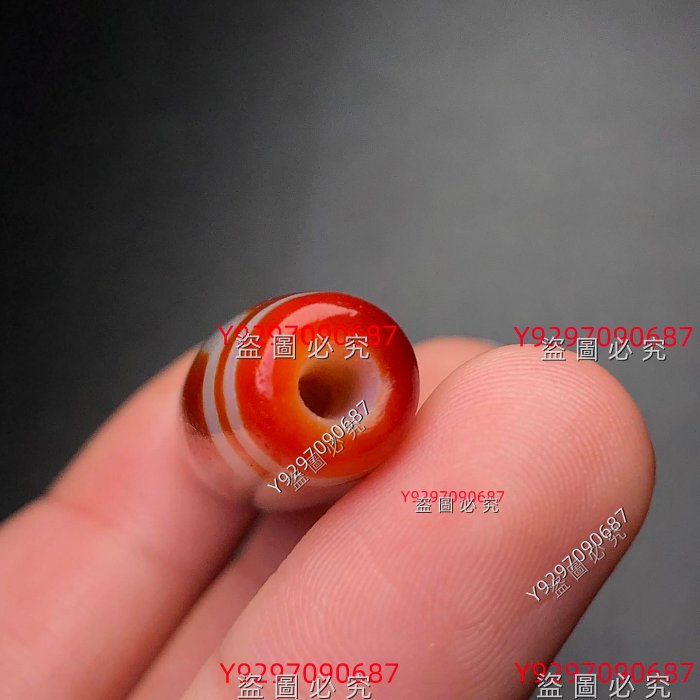 藏區回流老料高油包漿【一眼財神天珠】尺寸：48*13毫米重量12.1克天珠