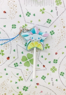 【震撼精品百貨】大耳狗 Cinnamoroll~Sanrio 大耳狗喜拿吊飾-棒棒糖造型#26298