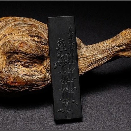 李廷珪非遺老字號歙縣老胡開文純桐油胡麻油yan墨條墨塊墨錠書畫用徽墨