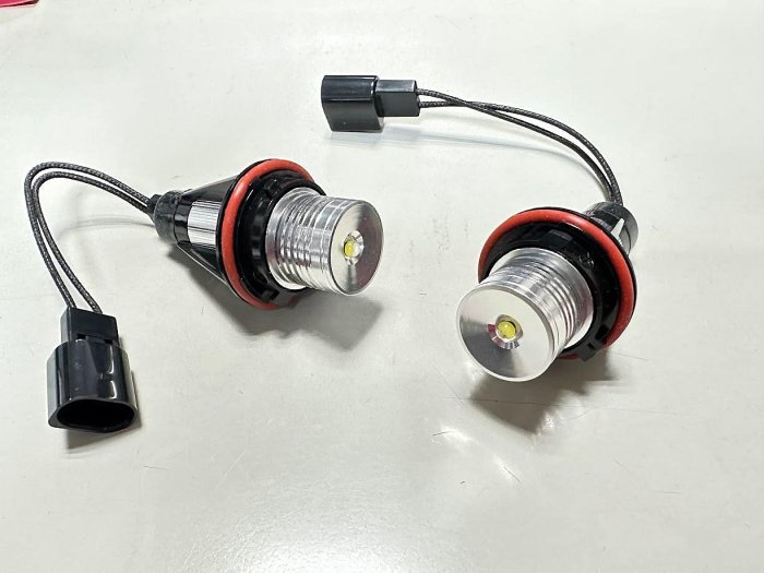 新店【阿勇的店】BMW E39大燈光圈 LED白光 E60 E87 X3 X5 E83 E53 e65 e61 天使眼LED光圈/大燈光圈