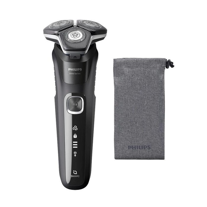 PHILIPS 飛利浦 Shaver Series 5000 S5898/17 乾濕兩用電鬍刀 AI智能多動向三刀頭電動刮鬍刀