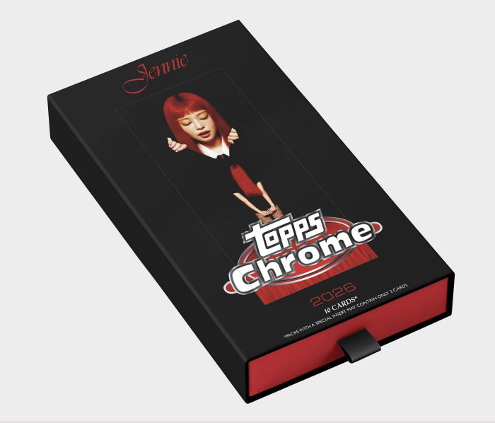 [預購] 2026 Topps Chrome x Jennie Box 全新未拆一盒 抽1/1 超級亮簽 演唱會物料親簽 Auto