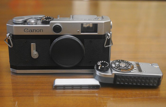 售】經典一機一鏡CANON P RF旁軸相機加購測光器L39/LTM 50mm F1.4 F1.8