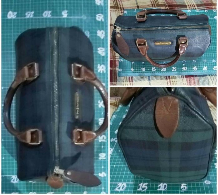 Polo Ralph Lauren經典格紋波士頓#老包🎁送同款式短夾