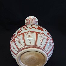 煎茶 織部釉 纏枝蓮花紋 瓶掛 時代物 古美術 DT247 煎茶 織部釉 纏枝蓮花紋 瓶掛 時代物 古美術 DT247