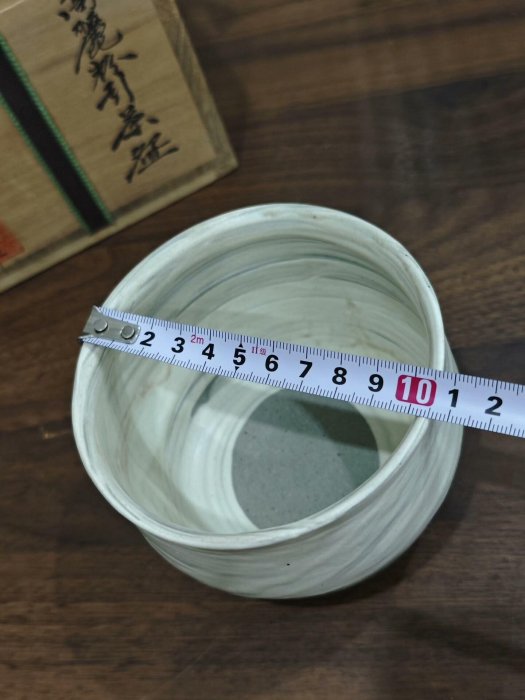 嚴選國外中古趙誠主經典粉引茶碗，高麗風格木盒精心保存古美術日本回流