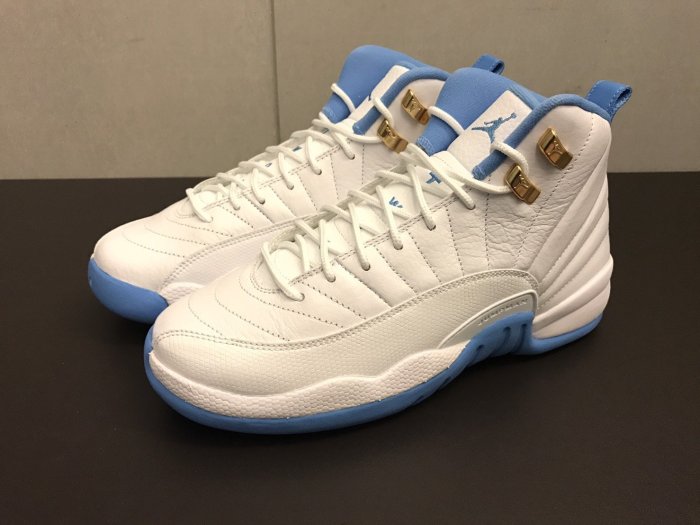 全新現貨Nike Air Jordan 12 XII Retro GG 水藍白白藍復刻北卡藍7Y NMD