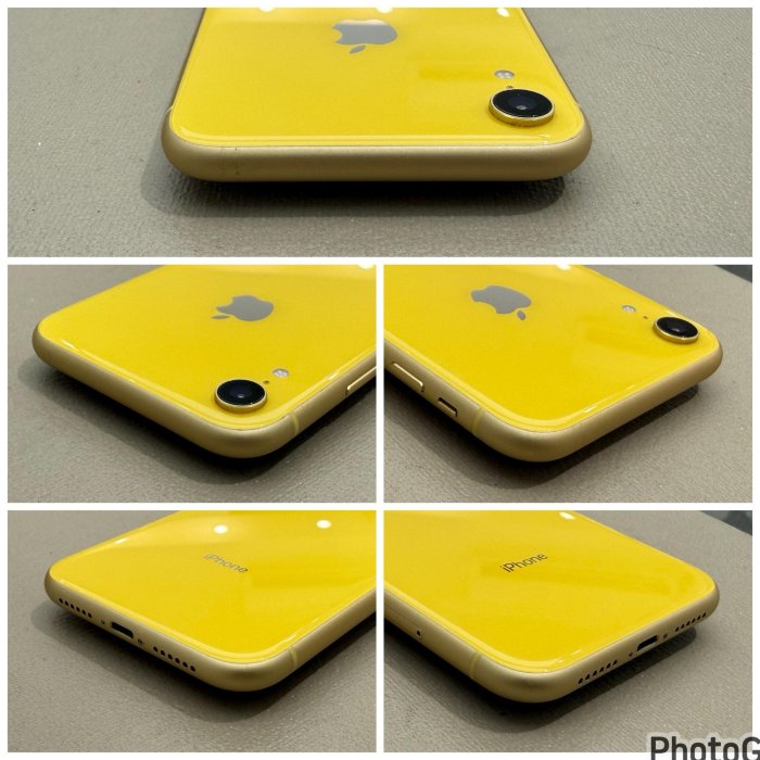 iPhone XR 128G 二手機 黃色 刷卡分期【米米瑞隆】高雄實體 可出租 R8971 中古機