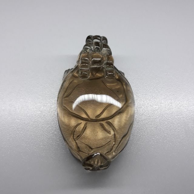 (免運費)茶水晶龍龜擺件，招財聚財偏財，業務投資，開店，磁場能量，賺大錢，天然水晶，咬錢龍龜，正財，現貨便宜，現貨，茶晶