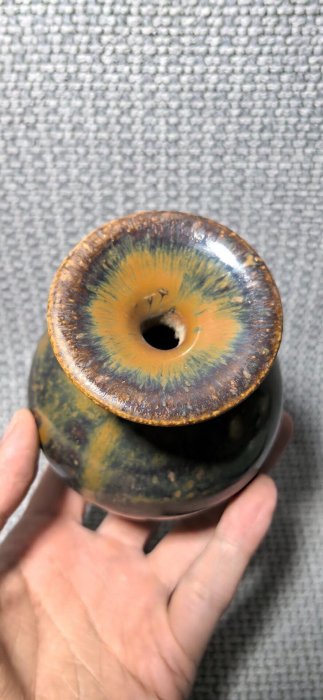 嚴選宋代黑釉瓷瓶，高10.3cm，古玩推薦瓷器收藏| Yahoo拍賣
