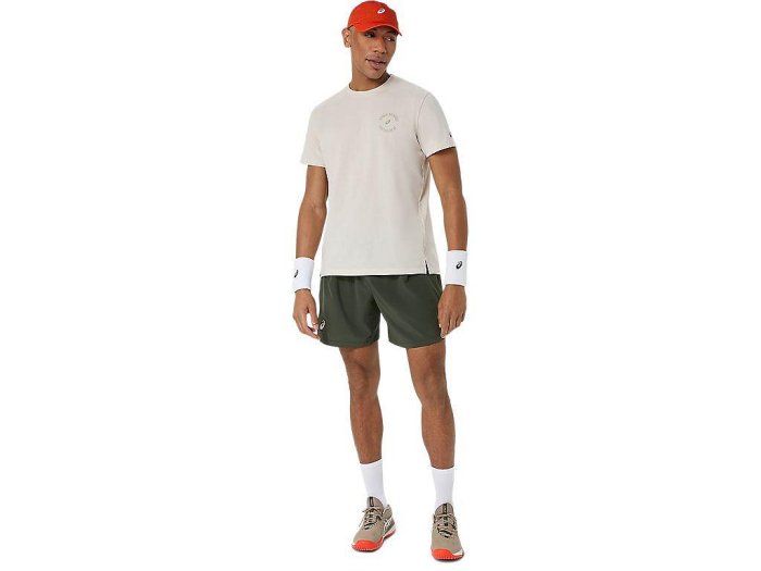 【曼森體育】ASICS 亞瑟士 短袖上衣 男款 海外版 網球上衣 兩色 2041A351