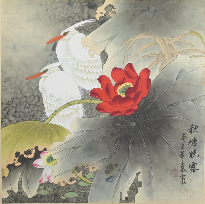 秋風細雨  花鳥圖 chinesebrushpainting #chinesepainting #国画#国畫#花鸟画