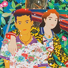 松山智一Tomokazu Matsuyama 最新版畫20 DOLLAR COLD COLD HEART
